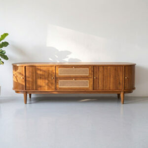 Teak-TV-Stand-Sideboard-Corrugated-8