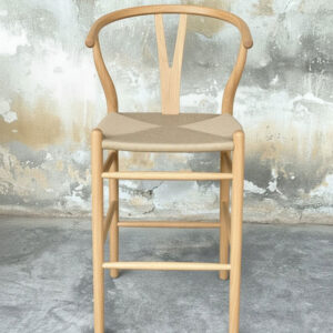 Wishbone Teak Bar Stool