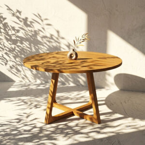 Savana-Teak-X-Base-Round-Dining-Table-4