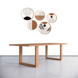 Solid Teak Dining Table
